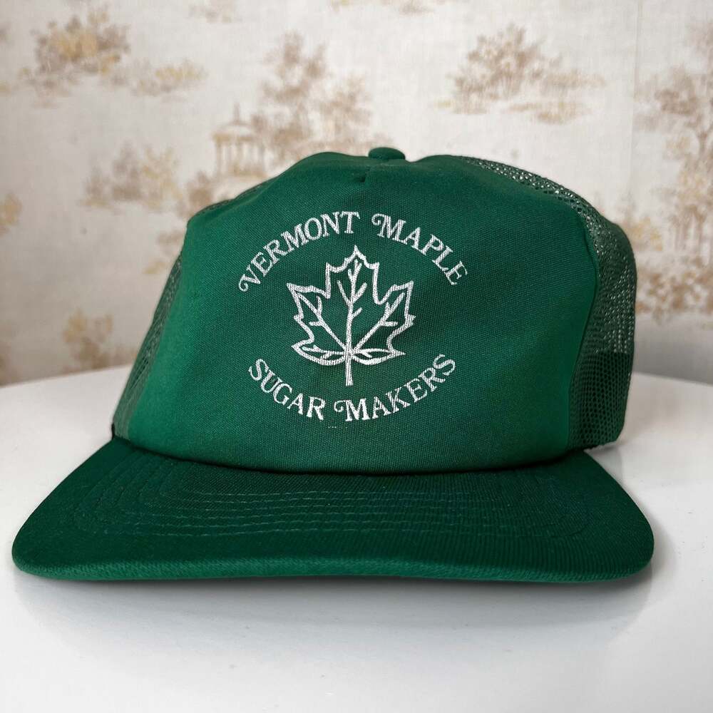 Vintage 90s Vermont Maple Sugar Makers Trucker Hat | Made in USA